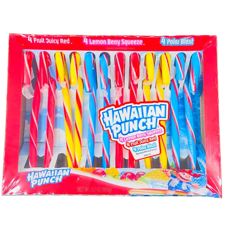 Hawaiian Punch Candy Canes 12ct 5.3oz