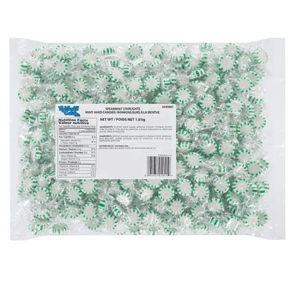 Spearmint Starlight Mints Hard Candy Exclusive Candy 2kg - Bulk Candy Buffet Colour_Green hard candy Hard Candy Bulk