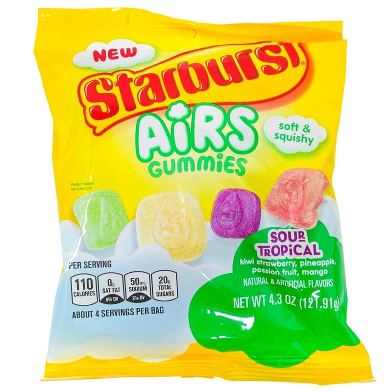 Starburst Airs Gummies Sour Tropical - 4.3oz