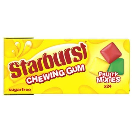 Starburst Chewing Gum Fruity Mixies-UK Wrigley JR. Co. 20g - 2010s British Era_2010s Gum New Candy