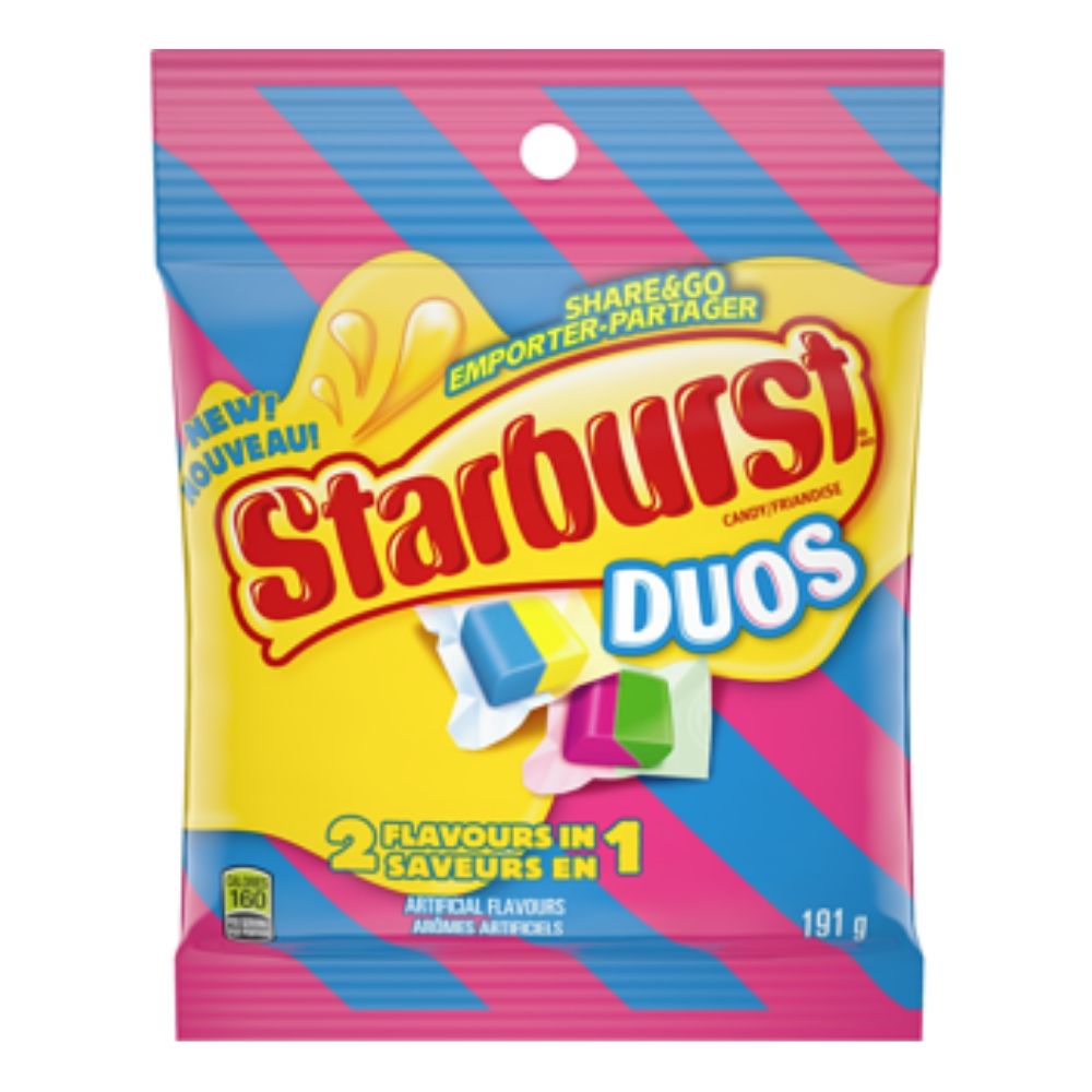 Starburst Duos Fruit Chews Candy-191 g