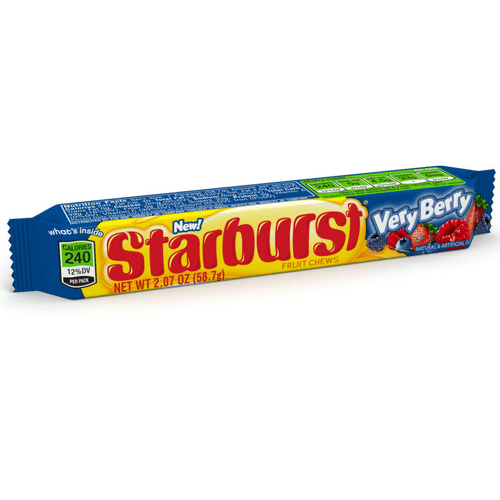 Starburst Very Berry Fruit Chews-Uk - Starburst Very Berry Fruit Chews-Uk 45G - British Candy