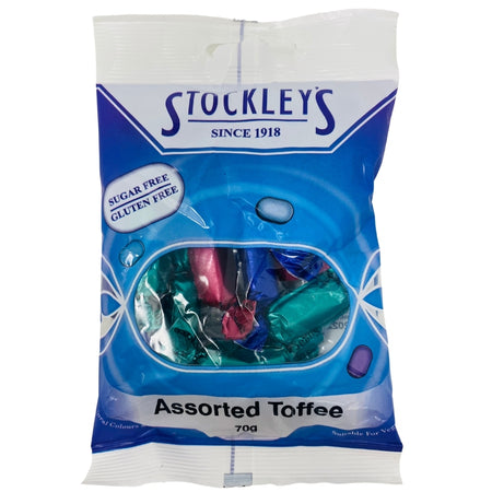 Stockley's Sugar Free Assorted Toffees - 70g