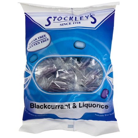 Stockley's Sugar Free Blackcurrant & Liquorice - 70g
