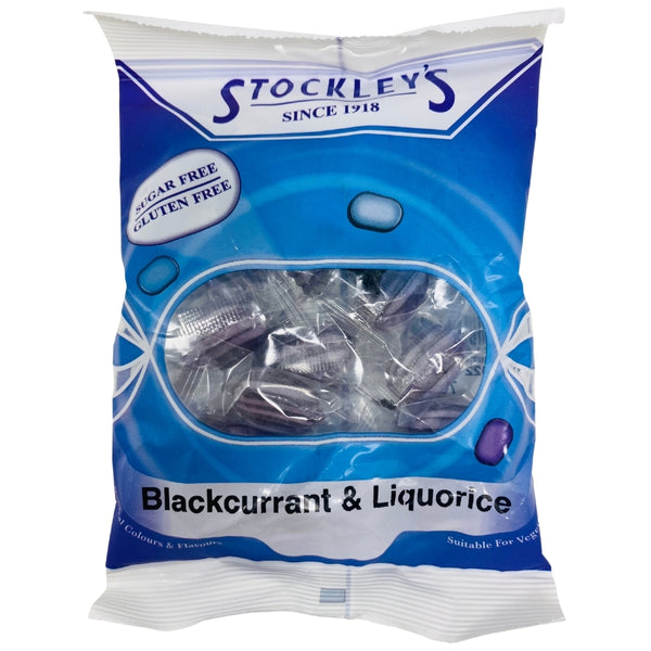 Stockley's Sugar Free Blackcurrant & Liquorice - 70g