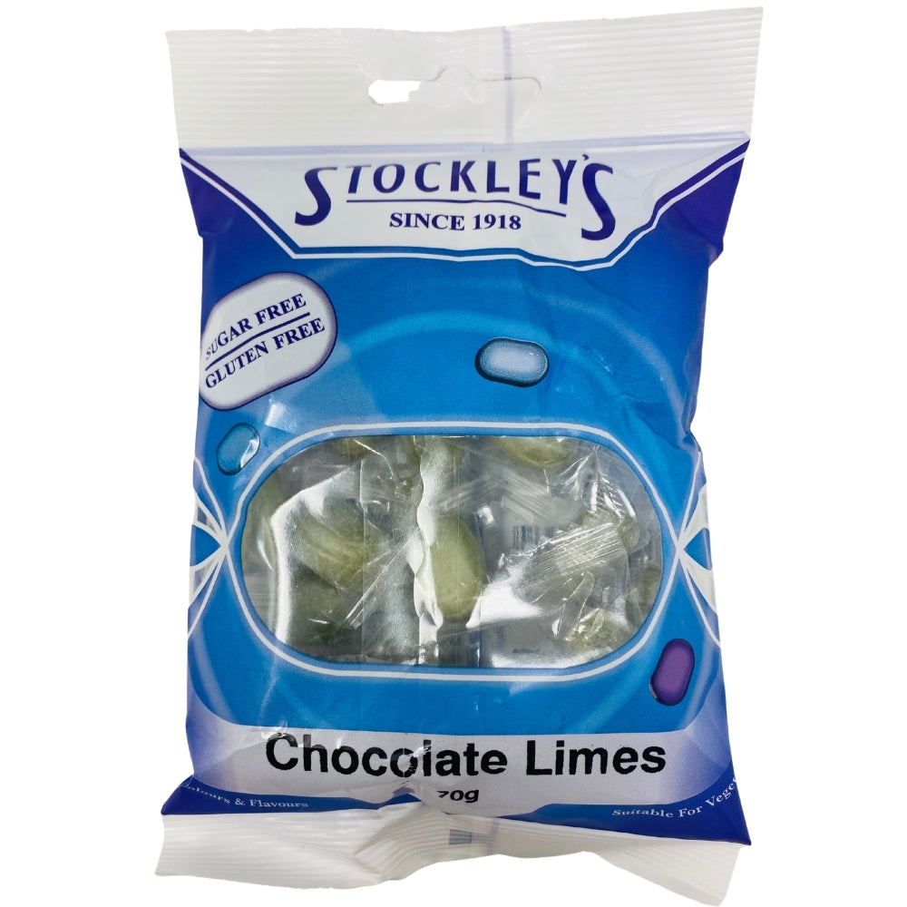 Stockley's Sugar Free Chocolate Limes - 70g