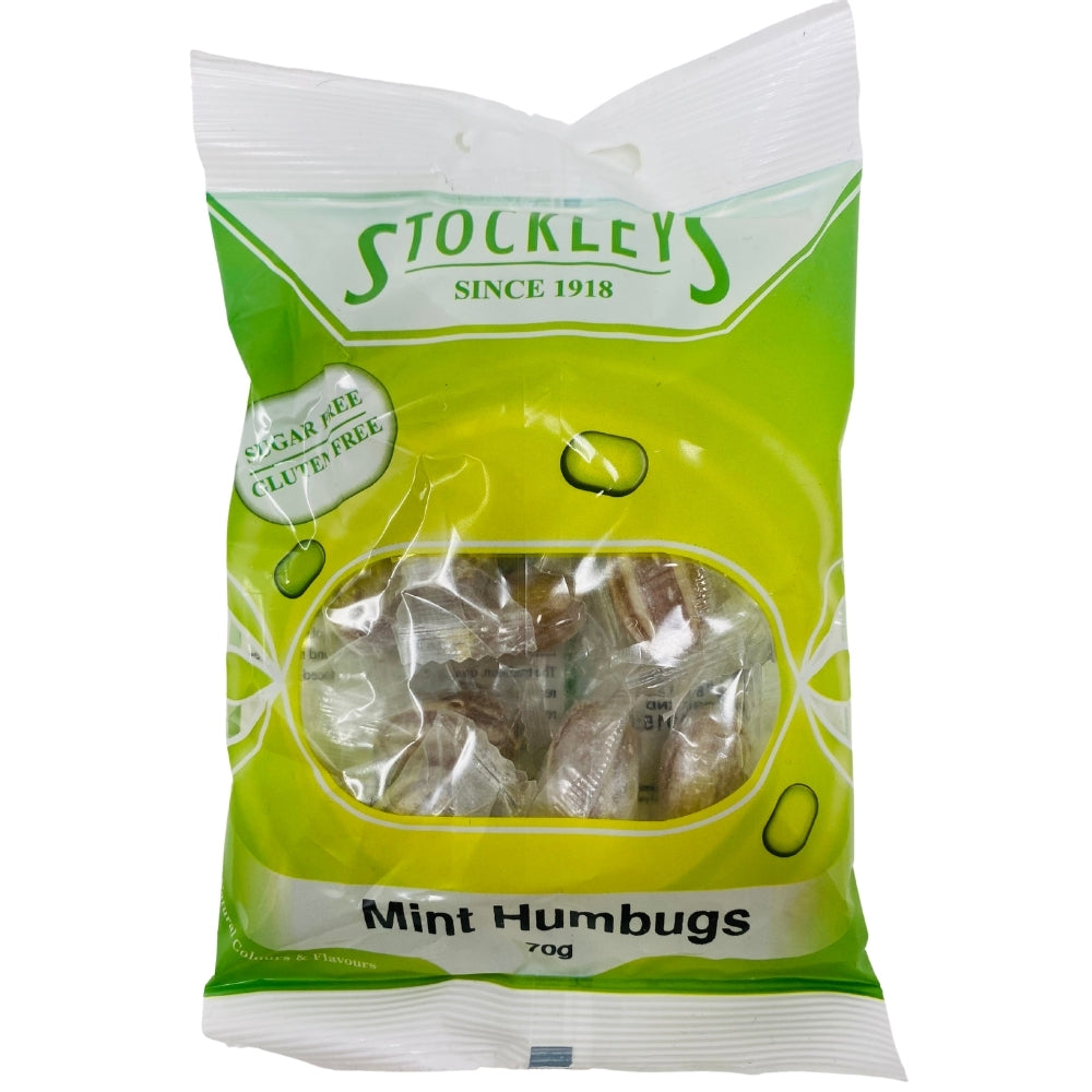 Stockley's Sugar Free Mint Humbugs - 70g