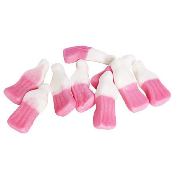 Strawberry Milkshake Bottles Huer 1.4kg - Bulk Candy Buffet Colour_Pink Colour_White Gummy