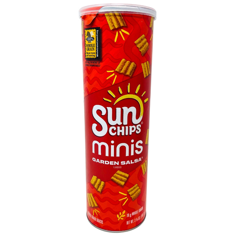Sunchips Minis Garden Salsa Canister - 3.75oz - American Snacks from Sunchips