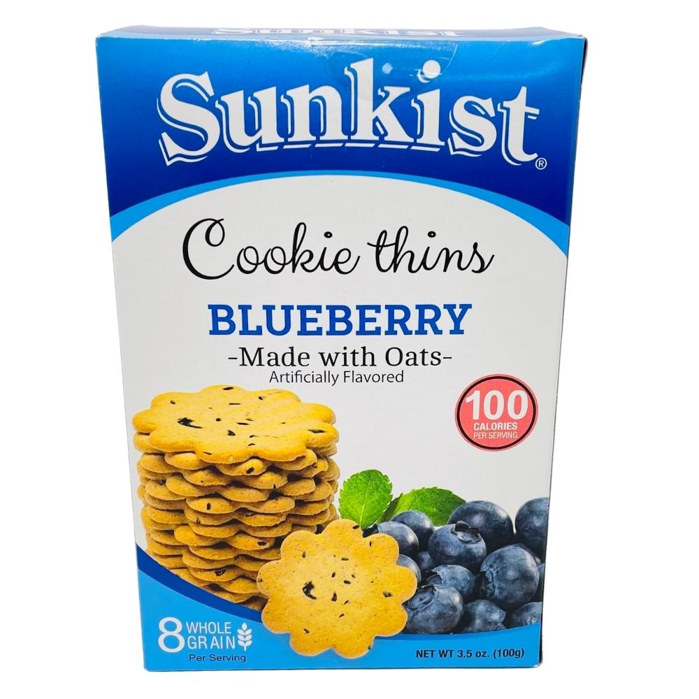Sunkist Cookie Thins Blueberry
