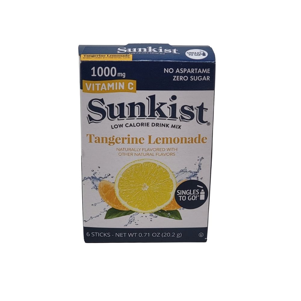 Sunkist Singles To Go Tangerine Lemonade - .71oz Candy Funhouse Online Candy Shop 