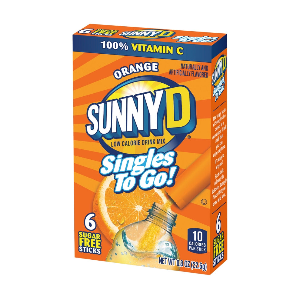 Sunny D Singles to Go Orange