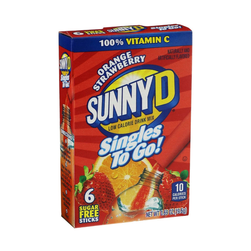 Sunny D Singles to Go Orange Strawberry