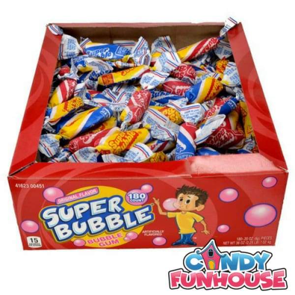 Super Bubble Bubble Gum Ferrara Candy Co. 1.2kg - 1940s Bubble Gum bubblegum Colour_Assorted Era_1940s