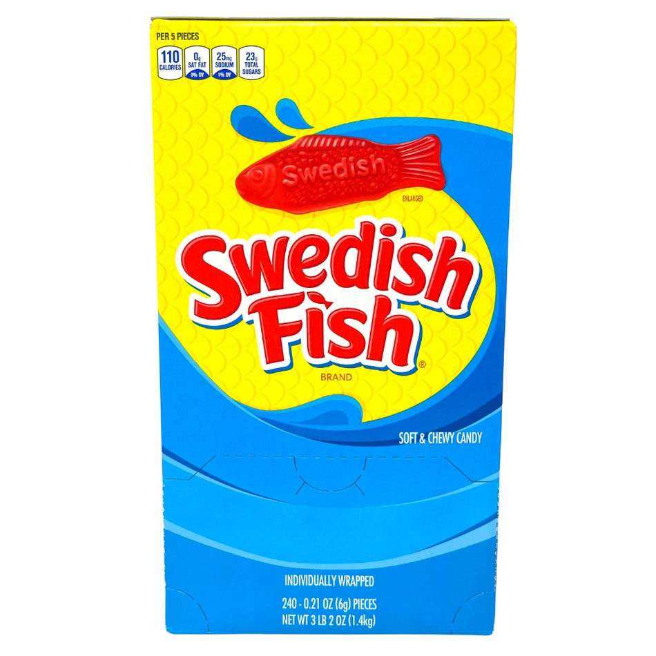Swedish Fish 240ct - Gummy - Gummies - Gummy Candy - Swedish Fish Candy - Swedish Fish Gummy