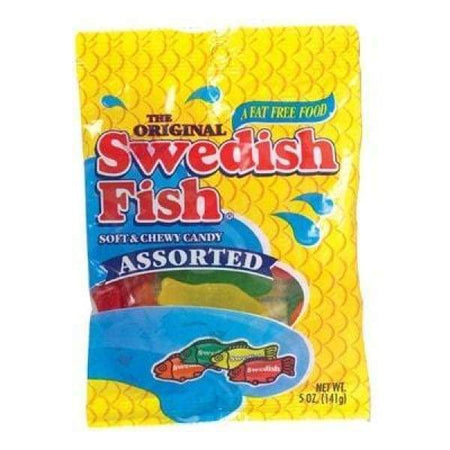 Swedish Fish Malaco 0.141kg - 1970s American American Candy Era_1970s Gummy