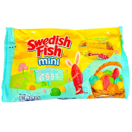 Swedish Fish Mini Assorted Eggs Treat Size - 9.5oz