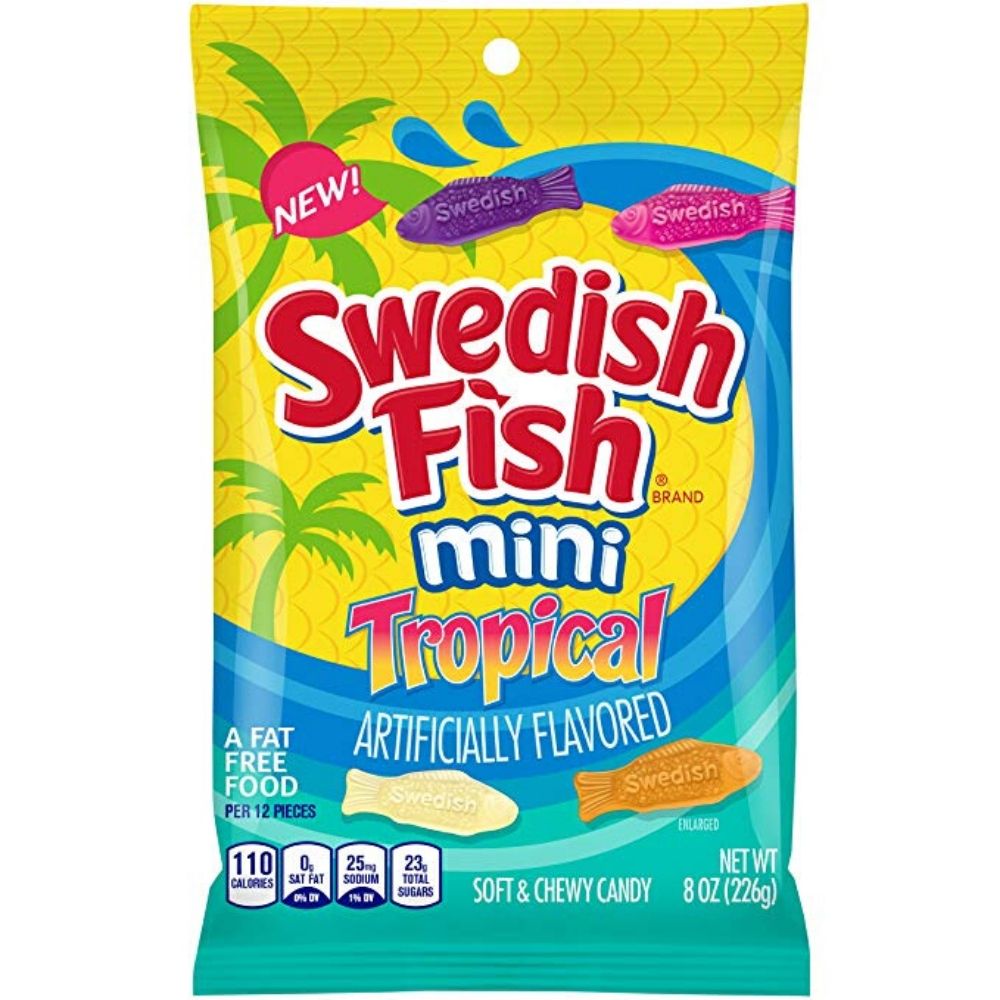 Swedish Fish Mini Tropical Candy