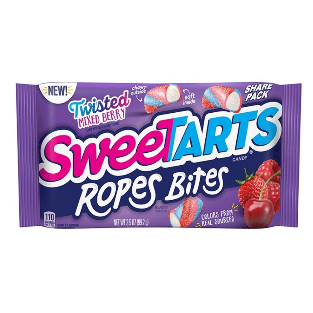 Sweetart Rope Bites Twisted Mixed Berry