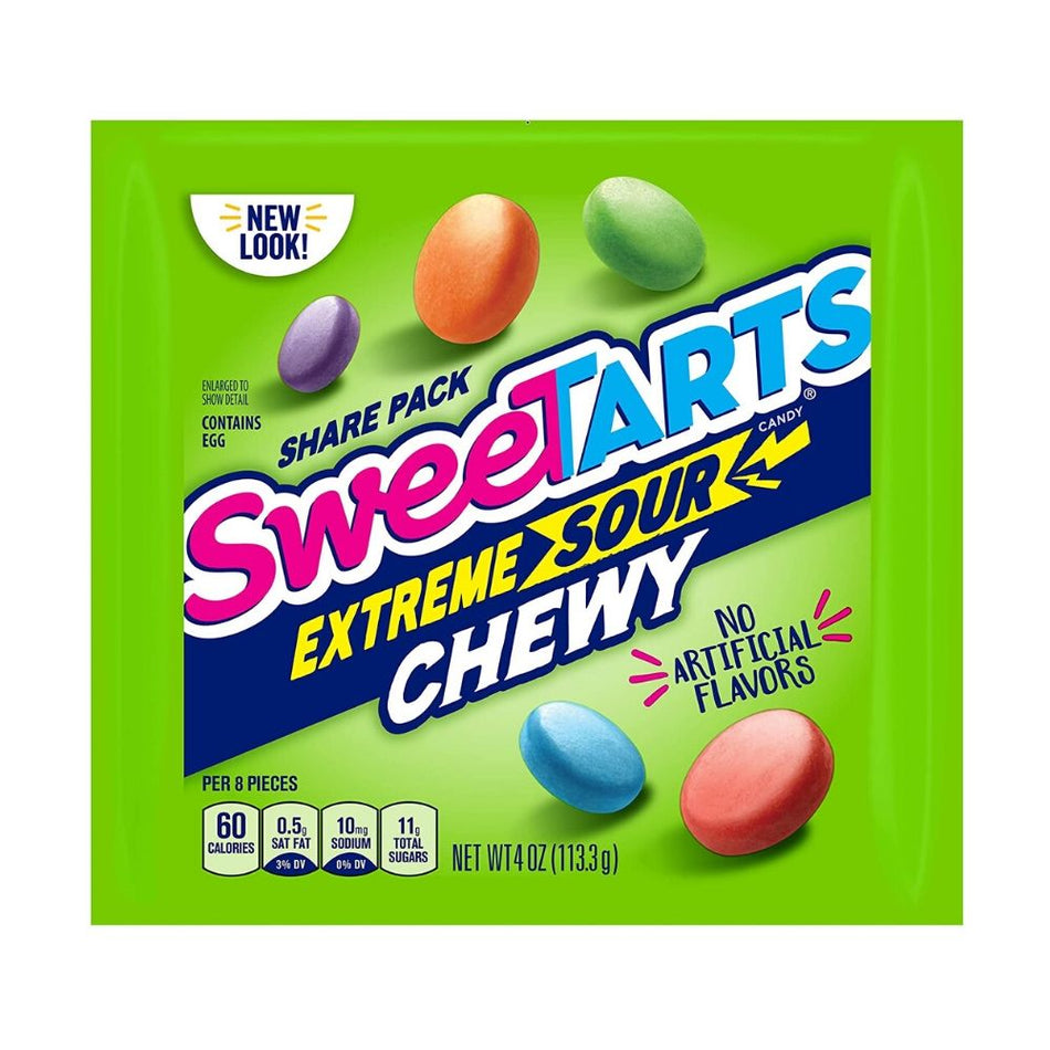 Sweetarts Extreme Sour Chewy Candy-4 oz.