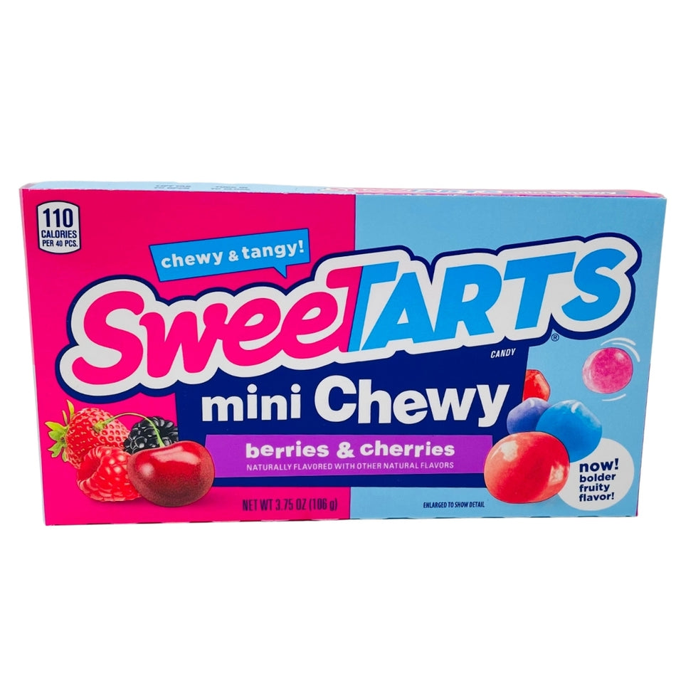 Sweetarts Mini Chewy Berries and Cherries Theater Pack - 3.75oz