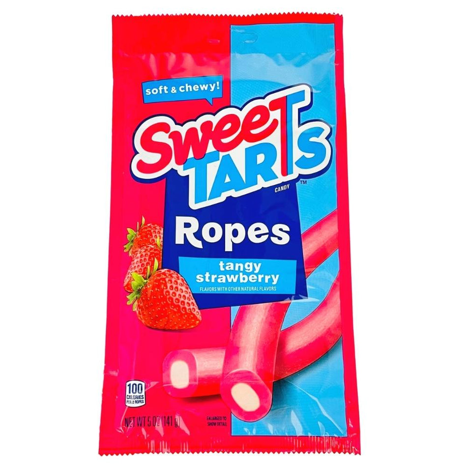 Sweet Tarts Rope Tangy Strawberry - 5oz Wonka Candy