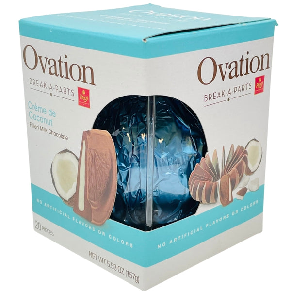 Ovation Break-A-Parts Creme de Coconut Filled Milk 5.53oz
