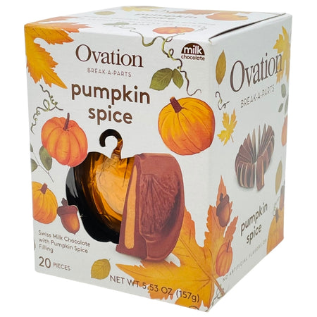 Ovation Break-A-Parts Milk Choc Pumpkin Spice 5.53oz
