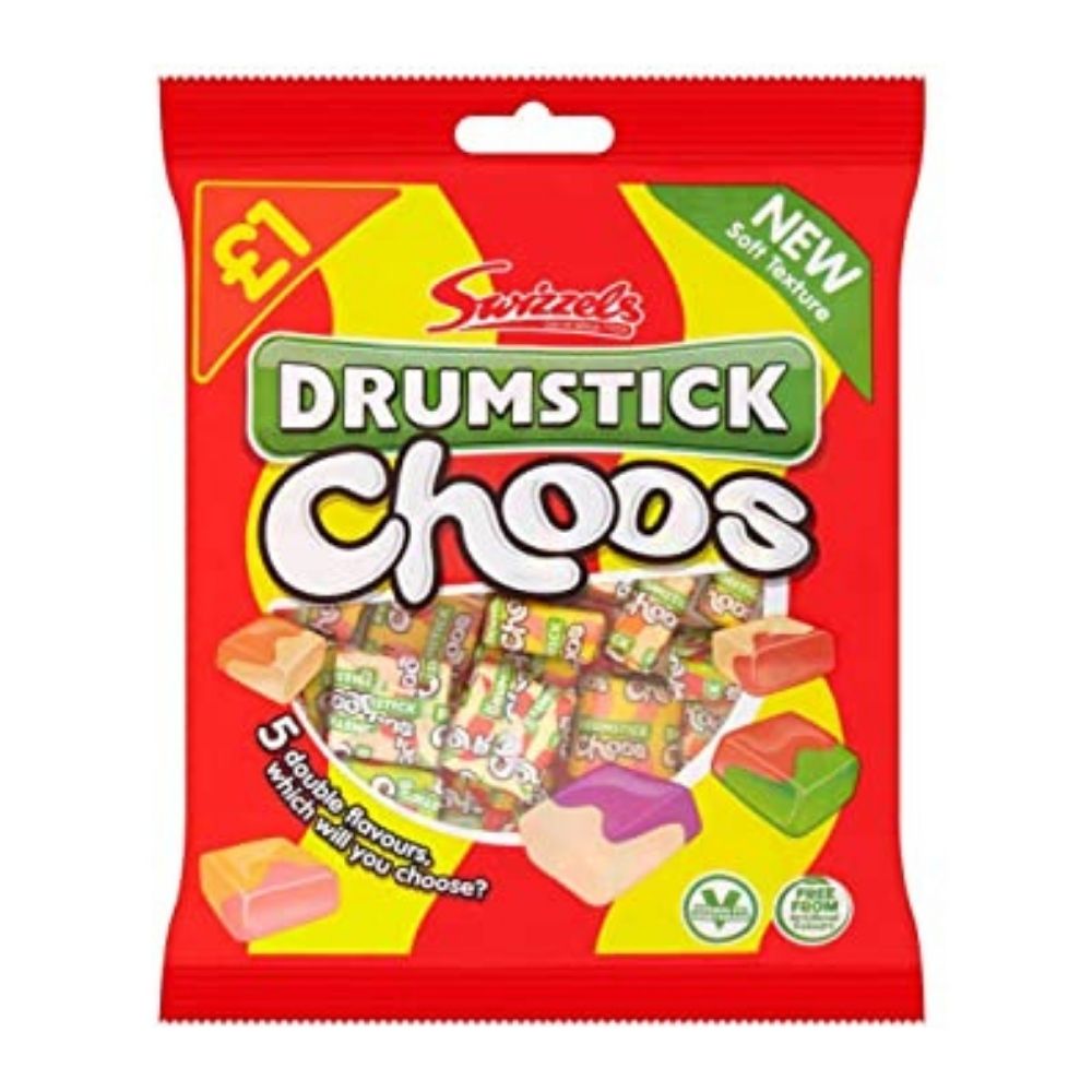 Swizzels Drumstick Choos British Candy- 135g