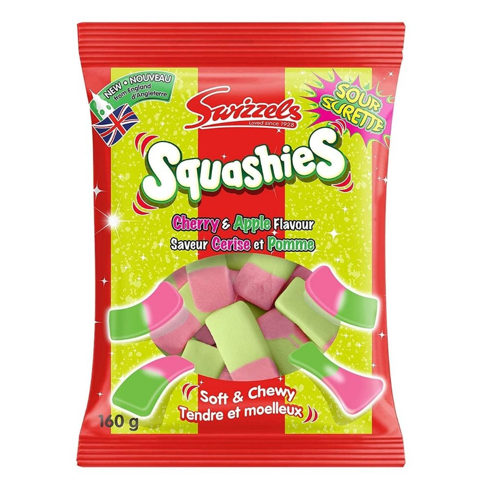 Swizzels Squashies Cherry & Apple Flavour  British Candy