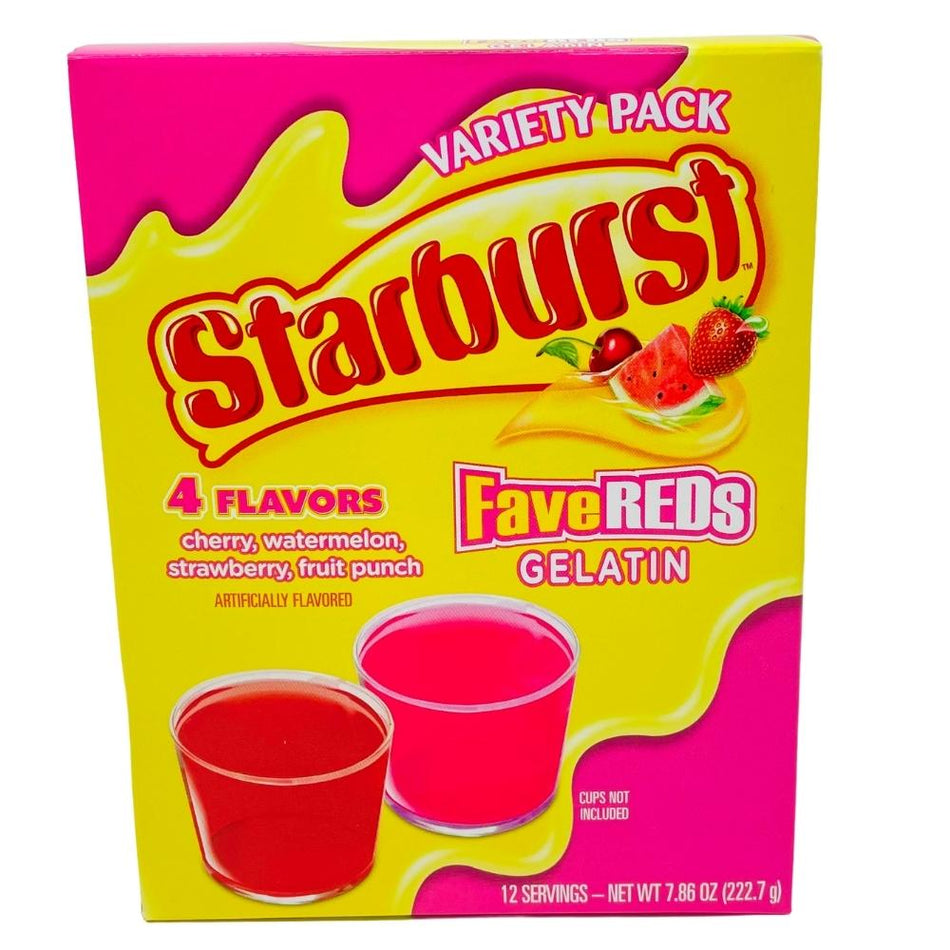 Starburst FaveReds Gelatin - 222g