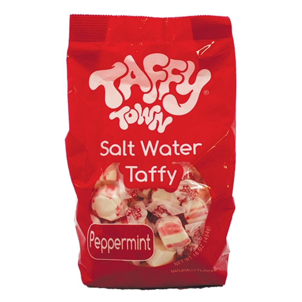 Taffy Town Salt Water Taffy Peppermint 454g Retro Candy Canada