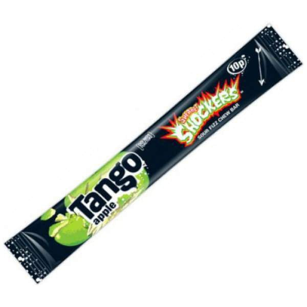 Tango Sherbert Shockers Apple Bar-UK Rose Confectionery 15g - British Colour_Green Gluten Free Halal Origin_British