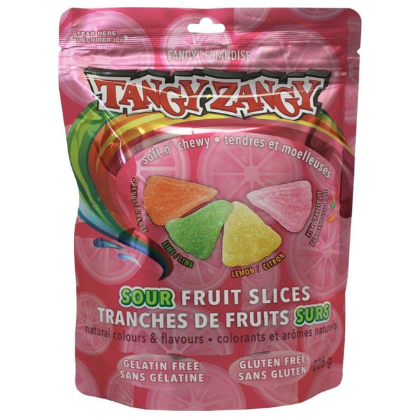 Tangy Zangy Sour Fruit Slices Candy 226g
