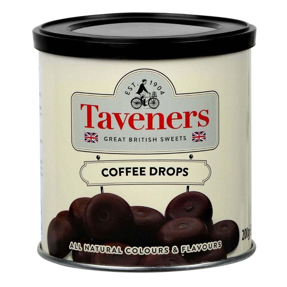 Taveners Coffee Drops - 200g British Candy