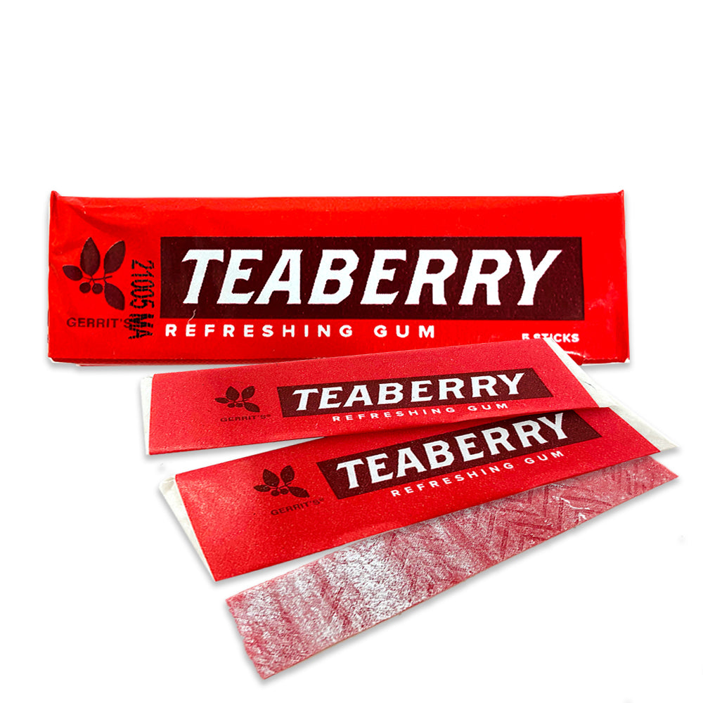 Gerrit's Teaberry Refreshing Gum 30g Candy Funhouse