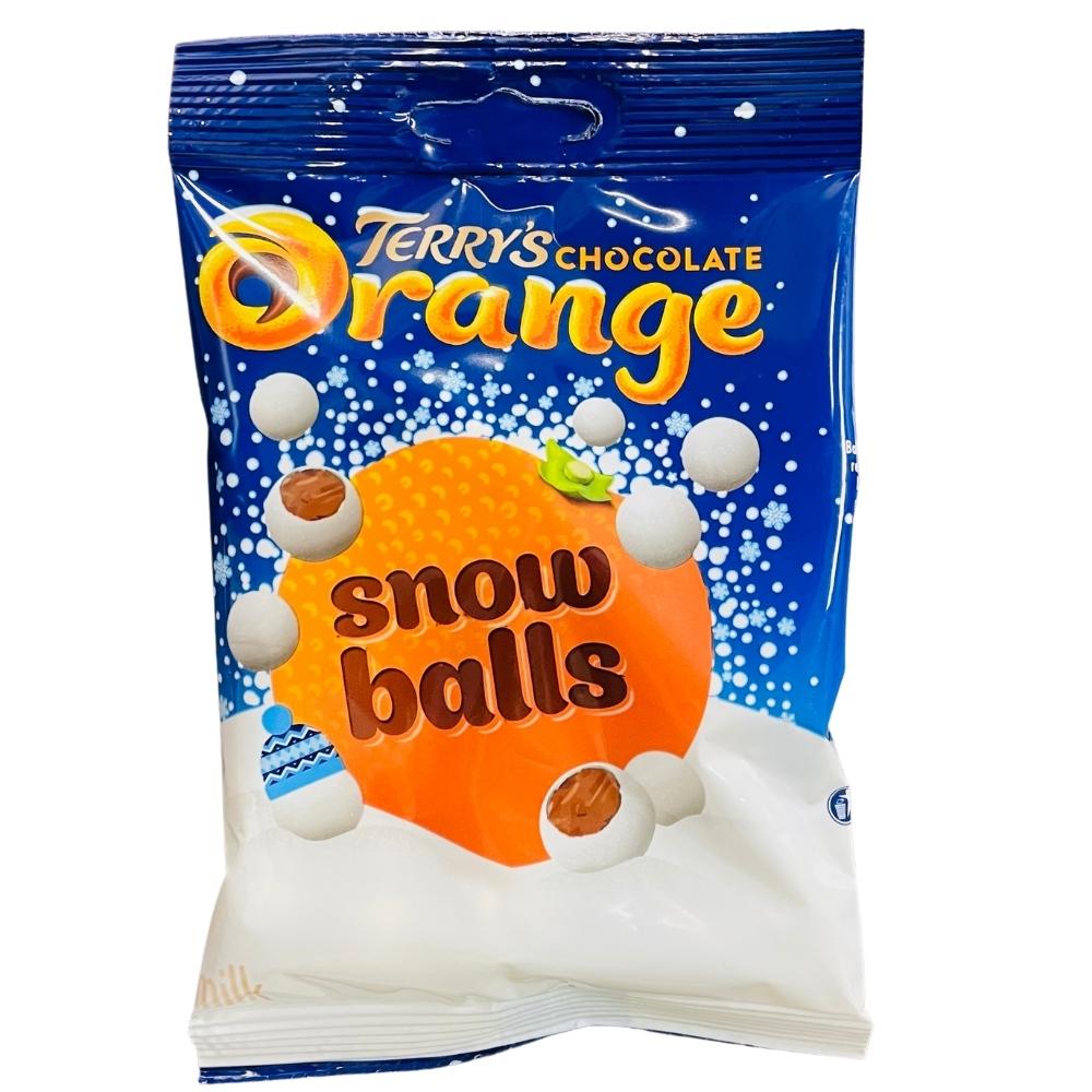 Terry's Chocolate Orange Snowballs - 70g - Christmas Candy - Stocking Stuffer - English Chocolate - Terry's Chocolate