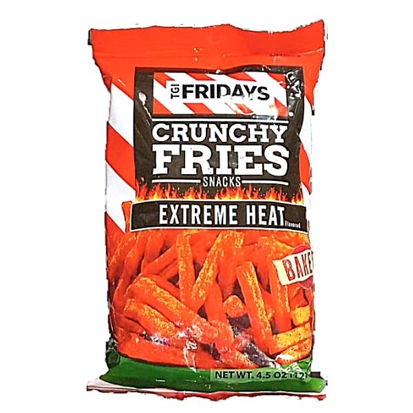 TGI Fridays Crunchy Fries Extreme Heat - 4.5oz Candy Funhouse Canada