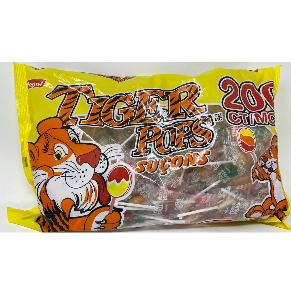 Tiger Pops Lollipops 200ct - 1.5kg