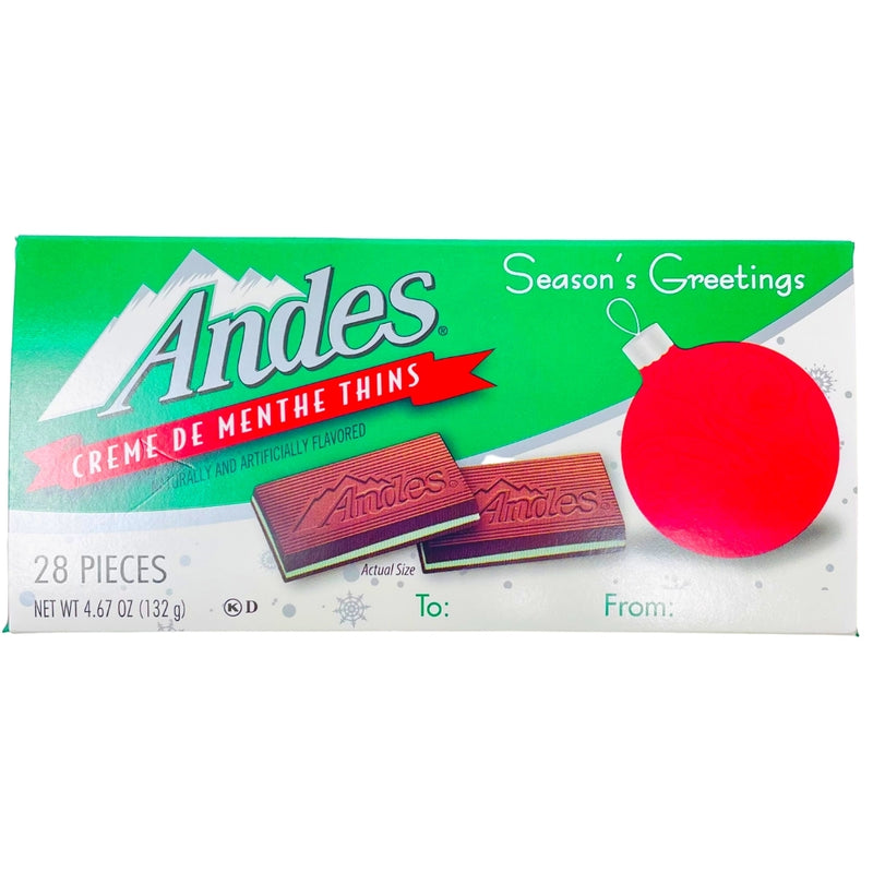 Andes Season's Greetings Creme De Menthe Thins 4.67oz