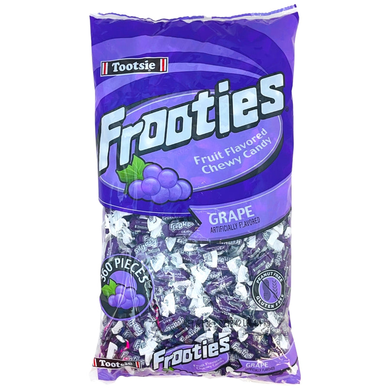 Tootsie Roll Frooties Grape Candy - 360ct - Tootsie - Tootsie Candy - Tootsie Roll - Frooties - Frooties Candy - Grape Candy - Frooties Grape