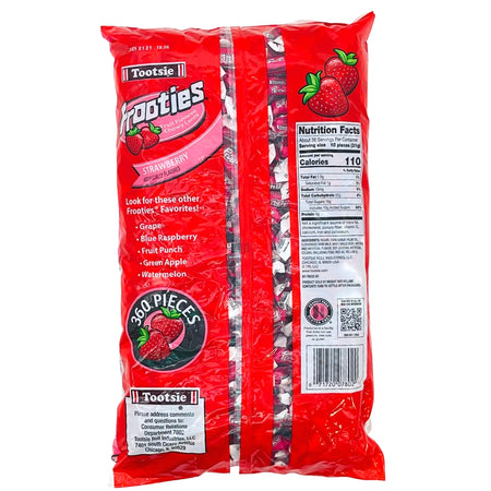 Tootsie Roll Frooties Strawberry Candy - Nutrition Facts