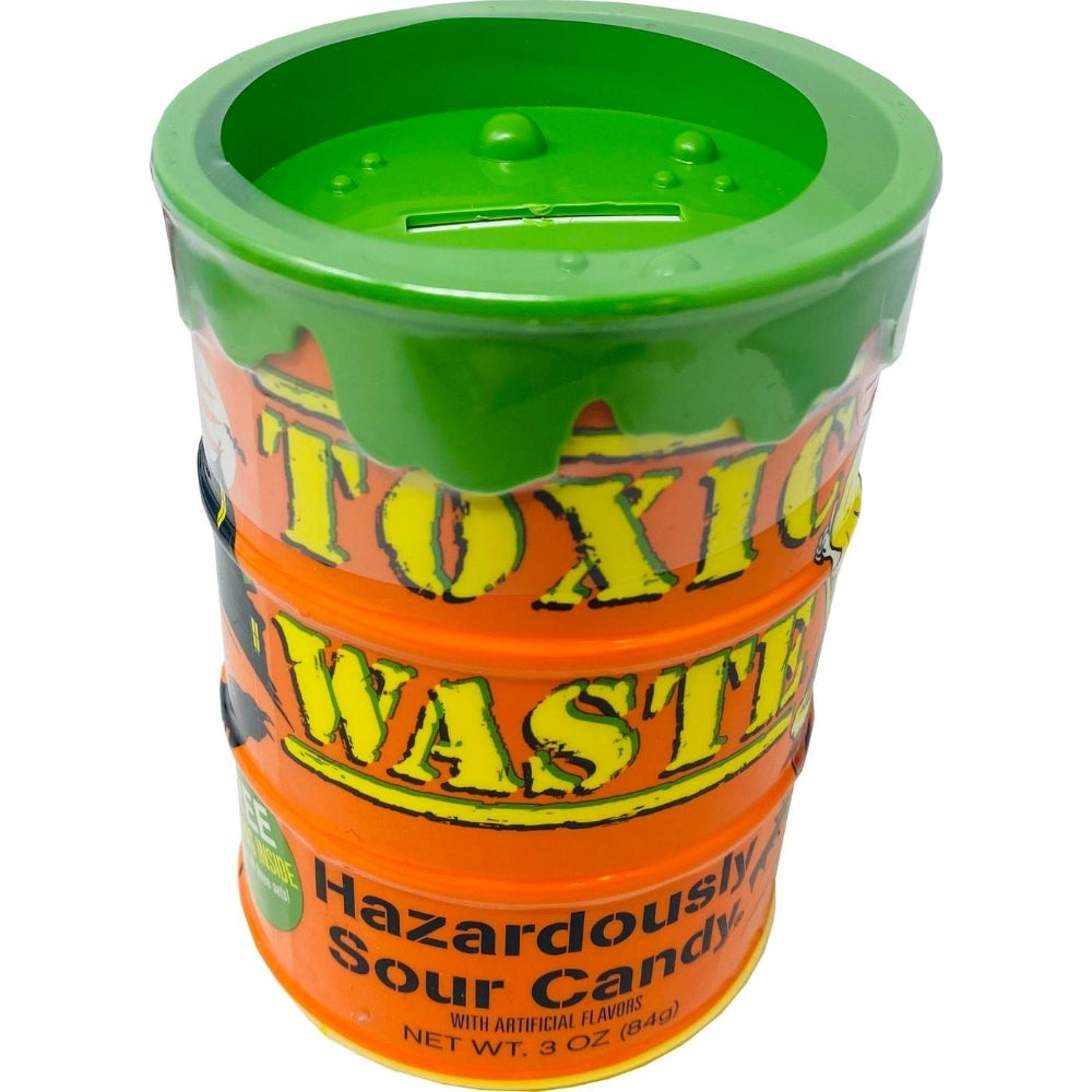 Toxic Waste Halloween Bank Assorted with Stickers - 3oz