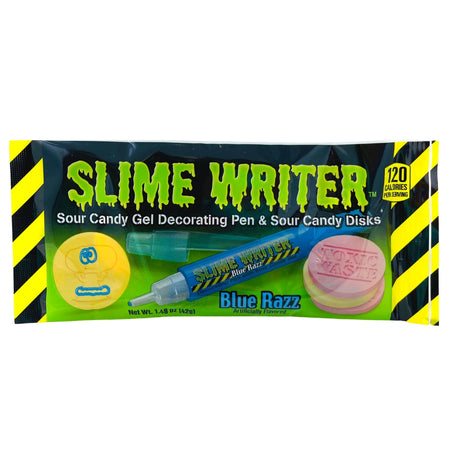 Toxic Waste Slime Writer Gel Decorating Pen - 1.48oz - Sour Candy - Toxic Waste Candy - Toxic Waste - Sour Candy Gel
