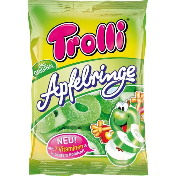trolli german apfelringe apple ring gummies 200g candy canada