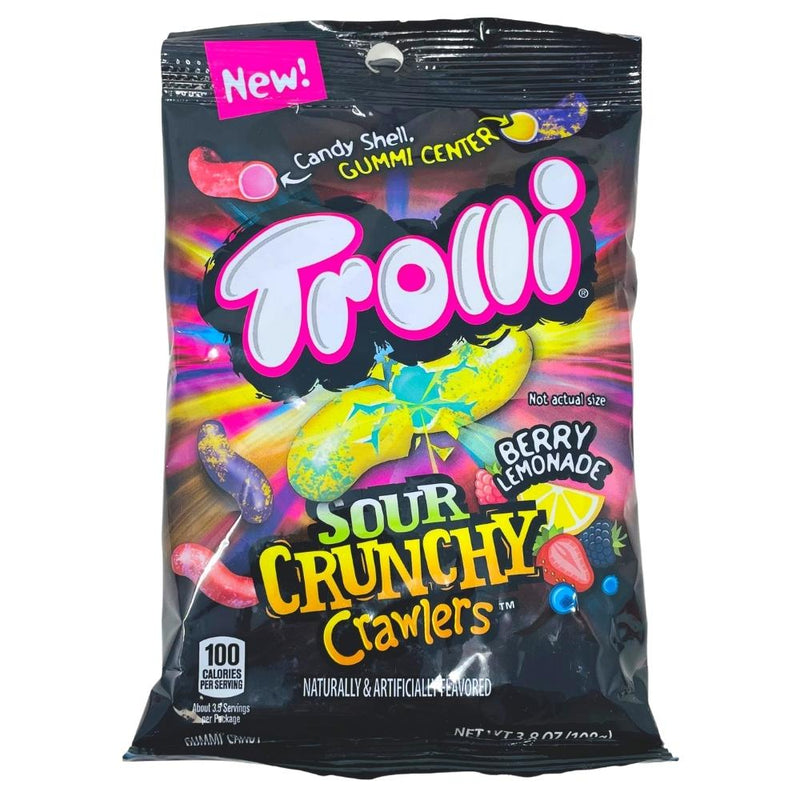 Trolli Sour Crunchy Crawlers Berry Lemonade - 3.8oz | Candy Funhouse