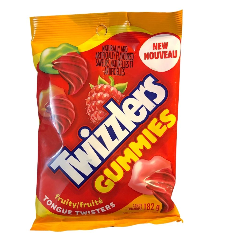 Twizzlers Gummies Fruity Tongue Twisters - 182g