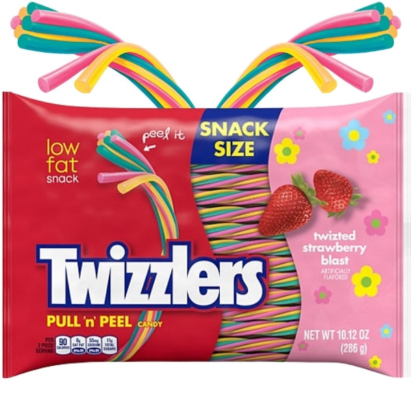 Easter Twizzlers Strawberry Pull 'n' Peel Snack Size - 286g