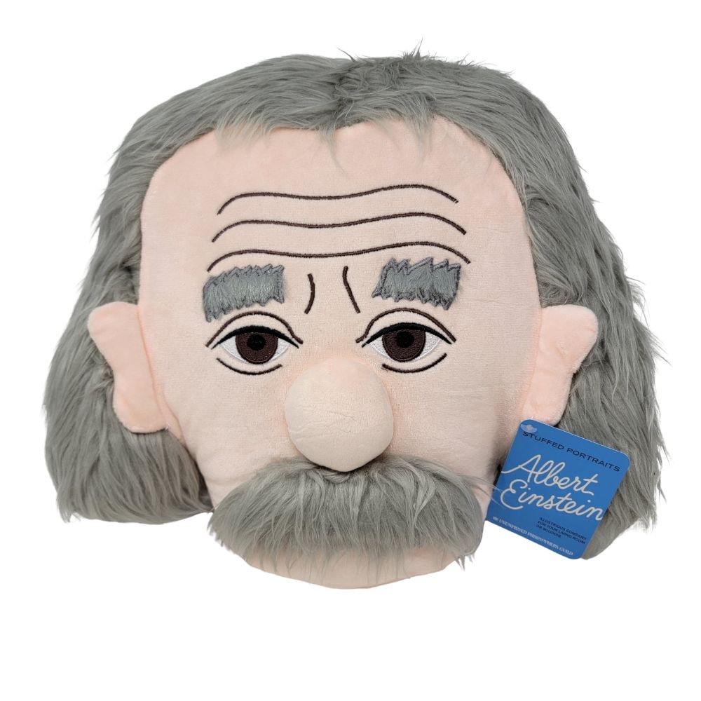 Unemployed Philosophers Guild Albert Einstein Stuffed Portrait Candy Funhouse Online Candy Shop