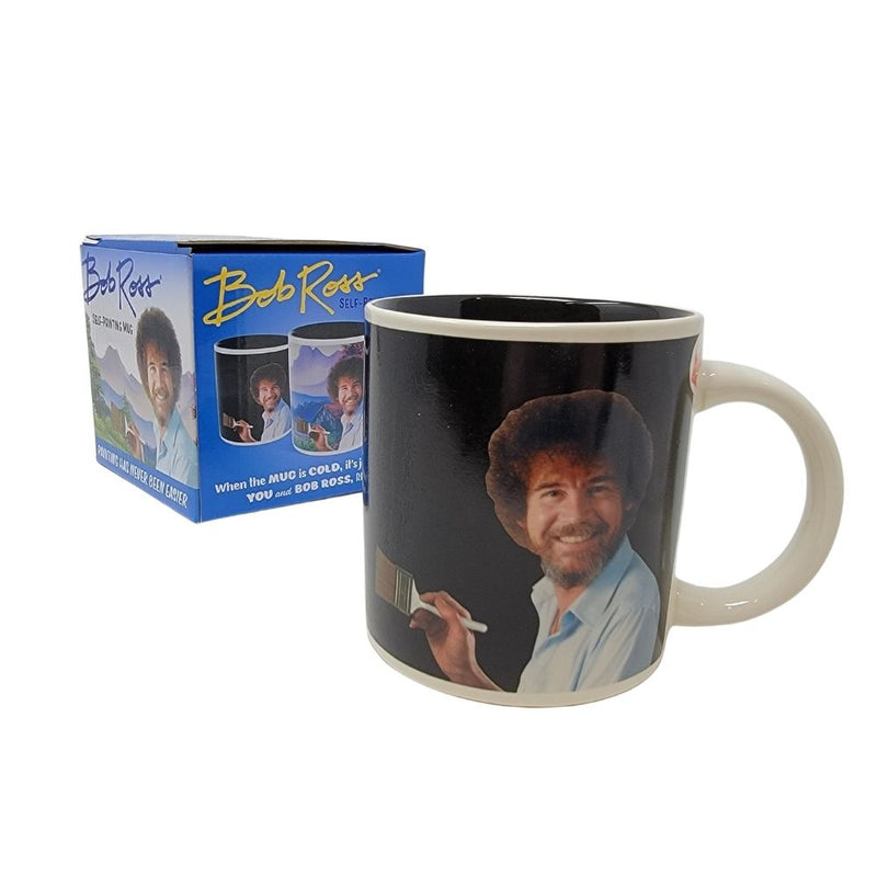 Unemployed Philosophers Guild Bob Ross Self-painting Mug Candy Funhouse Online Candy Shop